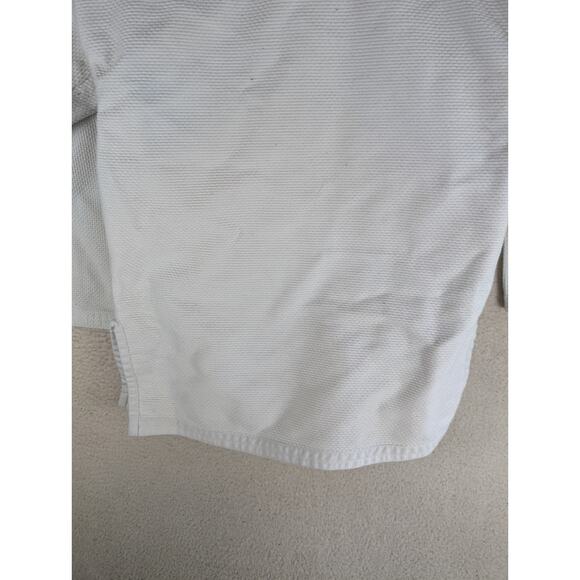 Fuji Kimono Victory GI Jacket Top sz A1 Martial Arts White Cotton READ/STAINS - Picture 15 of 16